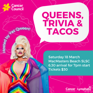 Queens Trivia & Tacos Stars of the Central Coast fundraising event